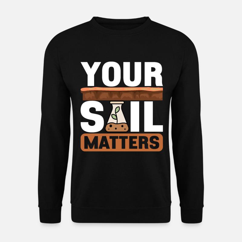Bodenwissenschaftler Science du sol - Sweat-shirt Unisexe - noir