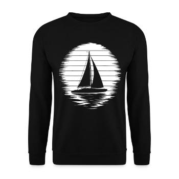 Voilier Catamaran à voile Skipper Yacht à voile - Sweat-shirt Unisexe - noir - Devant - Alina (178cm) & Michal (187cm)