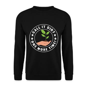 Bodenwissenschaftler Soil Science - Unisex Sweatshirt - black - Front - Alina (178cm) & Michal (187cm)