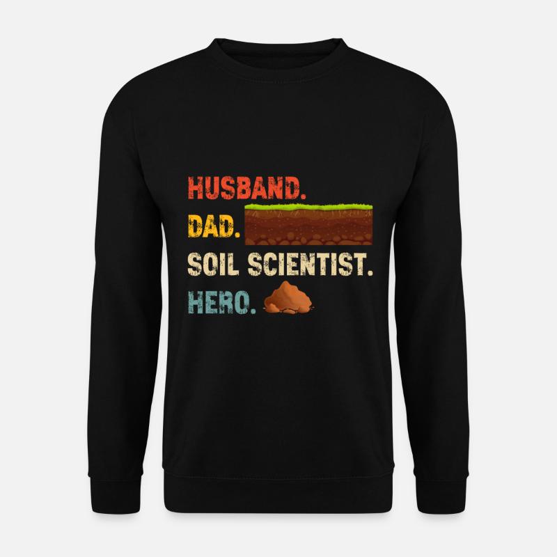 Bodenwissenschaftler Science du sol - Sweat-shirt Unisexe - noir