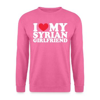 Syrienne Petite amie Petite amie Relation Couple Cher - Sweat-shirt Unisexe - rose - Devant