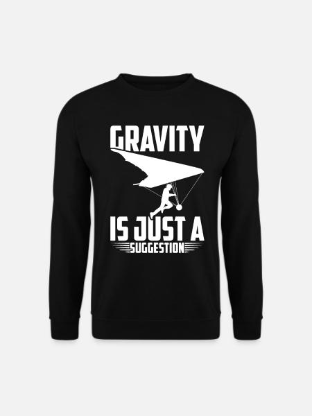 Drachenfliegen Gleitschirmfliegen Hängegleiter - Unisex Pullover - Schwarz