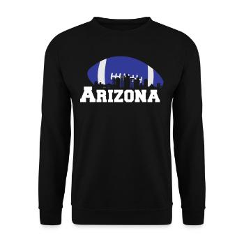 Arizona State Sedona Phoenix Grand Canyon AZ - Unisex Sweatshirt - black - Front - Alina (178cm) & Michal (187cm)