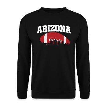 Arizona State Sedona Phoenix Grand Canyon AZ - Unisex Sweatshirt - black - Front - Alina (178cm) & Michal (187cm)