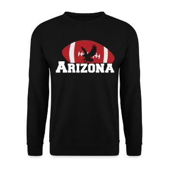 Arizona State Sedona Phoenix Grand Canyon AZ - Unisex Sweatshirt - black - Front - Alina (178cm) & Michal (187cm)