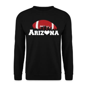 Arizona State Sedona Phoenix Grand Canyon AZ - Unisex Sweatshirt - black - Front - Alina (178cm) & Michal (187cm)