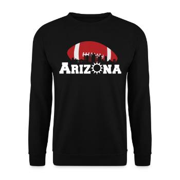 Arizona State Sedona Phoenix Grand Canyon AZ - Unisex Sweatshirt - black - Front - Alina (178cm) & Michal (187cm)