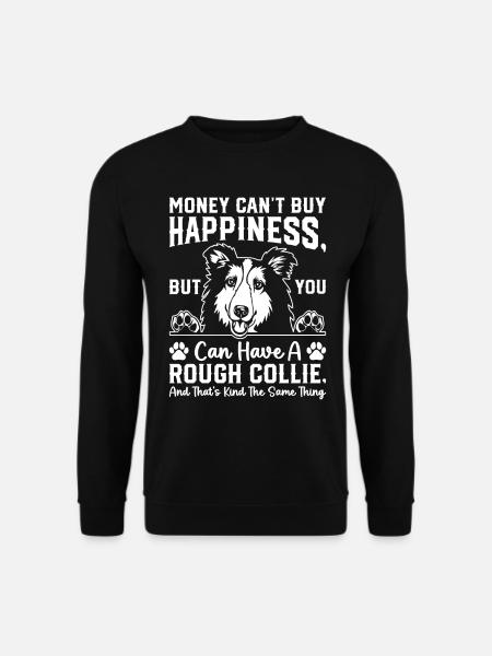Rough Collie Sayings Rough Collie Quotes - Unisex Pullover - Schwarz