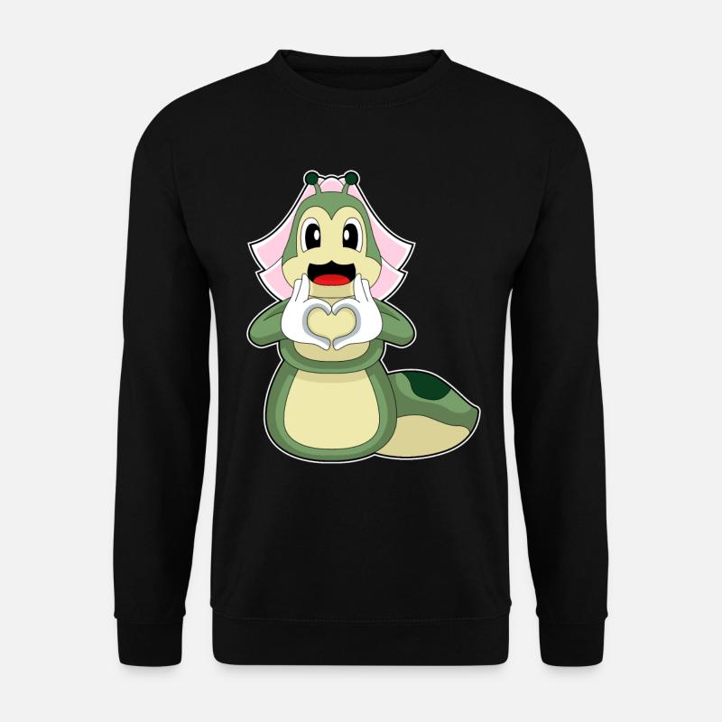 Caterpillar Bridal Heart Wedding - Unisex Sweatshirt - black
