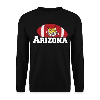 Arizona State Sedona Phoenix Grand Canyon AZ - Unisex Sweatshirt - black - Front - Alina (178cm) & Michal (187cm)