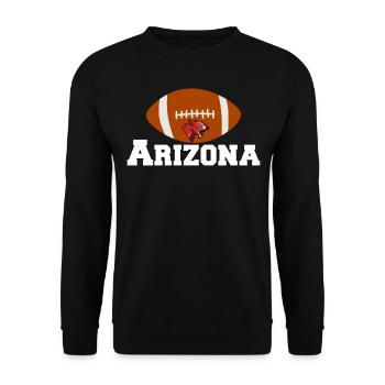 Arizona State Sedona Phoenix Grand Canyon AZ - Unisex Sweatshirt - black - Front - Alina (178cm) & Michal (187cm)