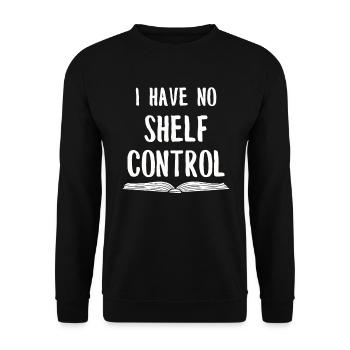 Book Books Library Reading Literature Read Books - Unisex Sweatshirt - black - Front - Alina (178cm) & Michal (187cm)