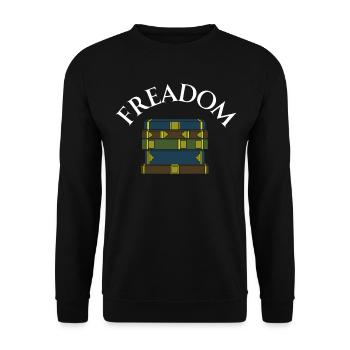 Book Books Library Reading Literature Read Books - Unisex Sweatshirt - black - Front - Alina (178cm) & Michal (187cm)