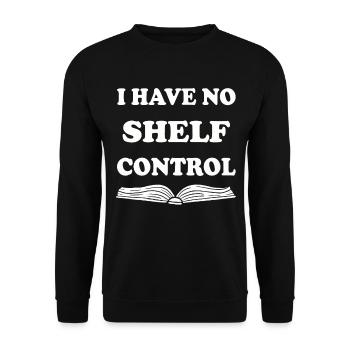 Book Books Library Reading Literature Read Books - Unisex Sweatshirt - black - Front - Alina (178cm) & Michal (187cm)