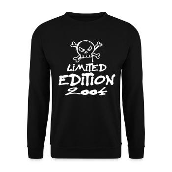 Limited Edition 2004 Geburtstag 2004 Geboren - Unisex Pullover - Schwarz - Vorne - Alina (178cm) & Michal (187cm)
