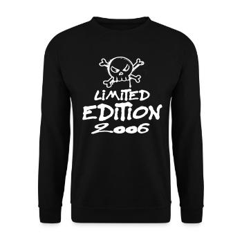 Limited Edition 2006 Geburtstag 2006 Geboren - Unisex Pullover - Schwarz - Vorne - Alina (178cm) & Michal (187cm)