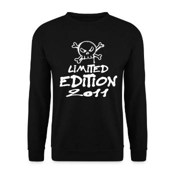 Limited Edition 2011 Geburtstag 2011 Geboren - Unisex Pullover - Schwarz - Vorne - Alina (178cm) & Michal (187cm)