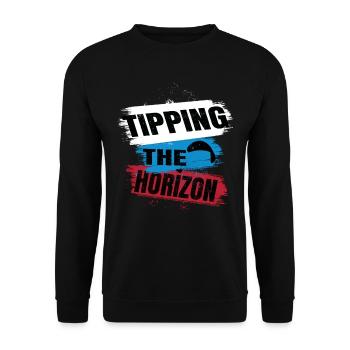 Tipping the Horizon – Paragliding Adventure - Unisex Sweatshirt - black - Front - Alina (178cm) & Michal (187cm)
