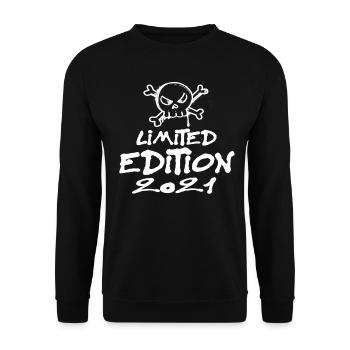 Limited Edition 2021 Geburtstag 2021 Geboren - Unisex Pullover - Schwarz - Vorne - Alina (178cm) & Michal (187cm)