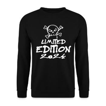 Limited Edition 2024 Geburtstag 2024 Geboren - Unisex Pullover - Schwarz - Vorne - Alina (178cm) & Michal (187cm)
