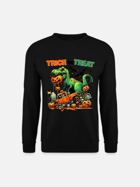 Dino Chaos Halloween Outfit Kinder - Unisex Pullover - Schwarz