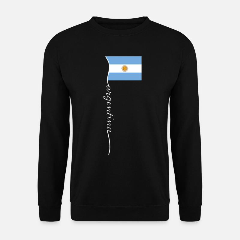 Argentine Cadeau Argentine Drapeau argentin - Sweat-shirt Unisexe - noir