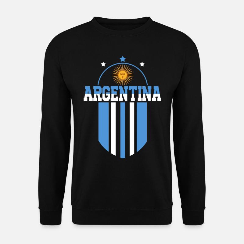 Argentine Cadeau Argentine Drapeau argentin - Sweat-shirt Unisexe - noir