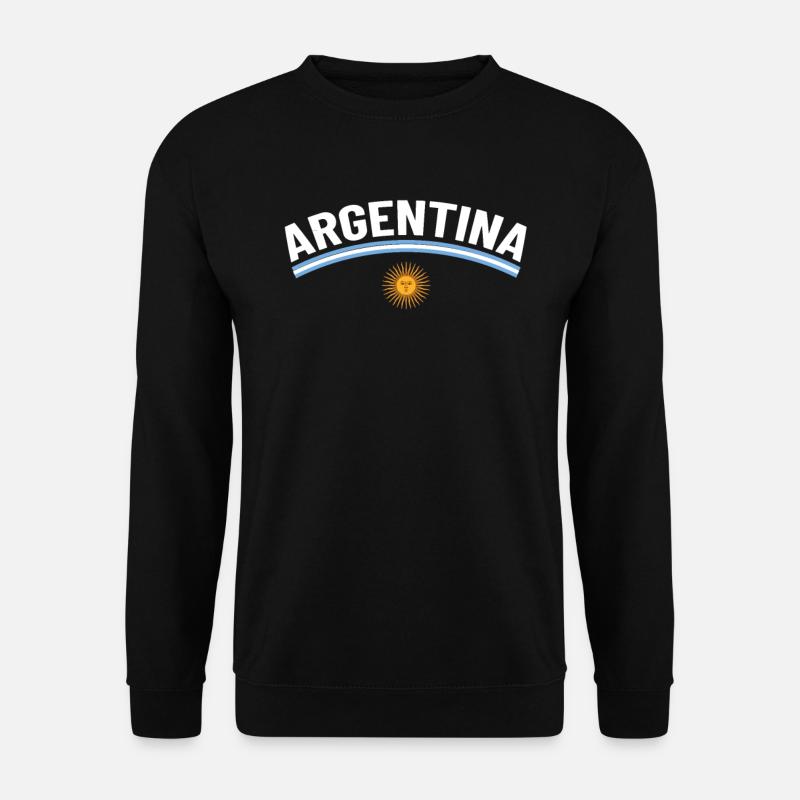 Argentine Cadeau Argentine Drapeau argentin - Sweat-shirt Unisexe - noir