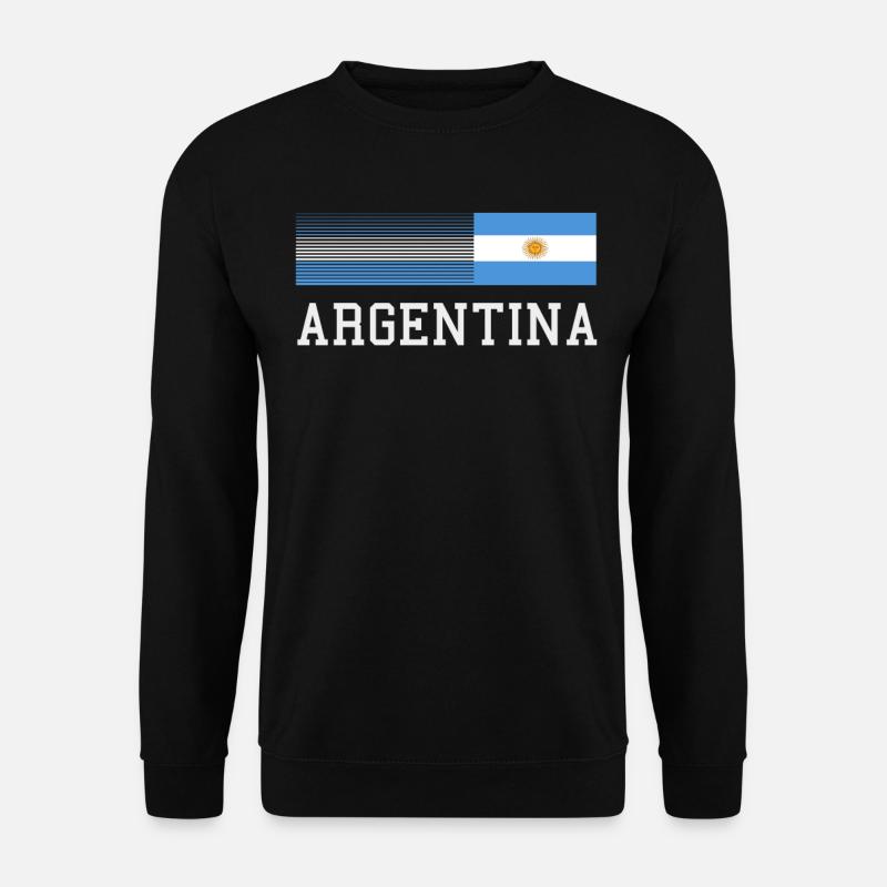 Argentine Cadeau Argentine Drapeau argentin - Sweat-shirt Unisexe - noir