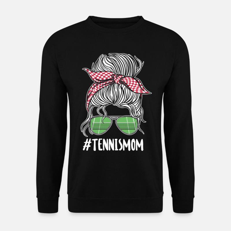 Funny Tennis Player Racket - Unisex Sweatshirt - black
