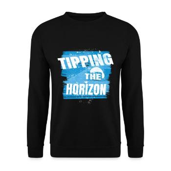 Tipping the Horizon - Unisex Sweatshirt - black - Front - Alina (178cm) & Michal (187cm)