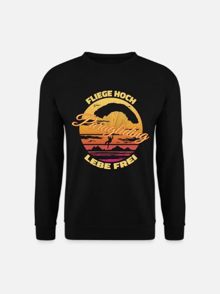 Fly high, live free - Unisex Sweatshirt - black