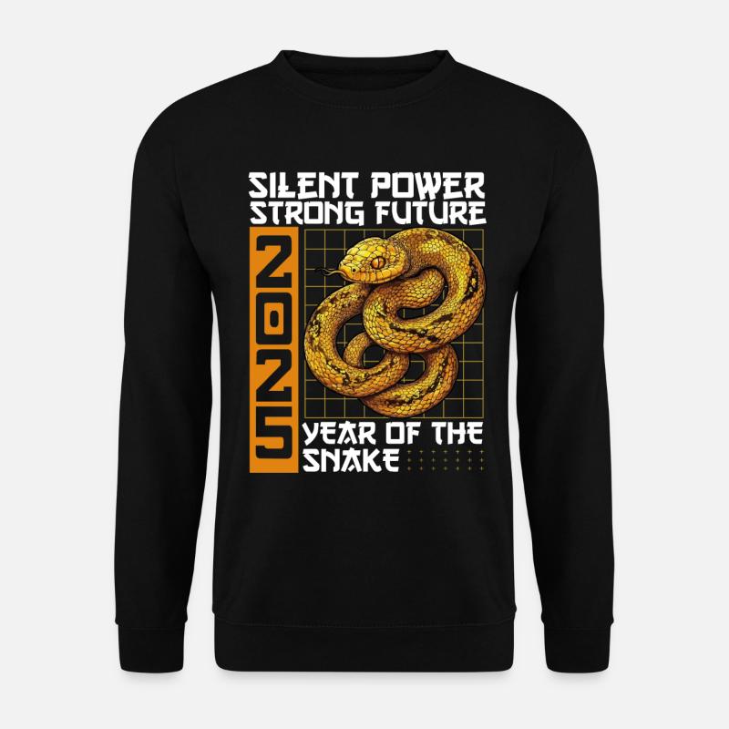 Träormens år Kinesiskt nyår 2025 - Unisextröja - svart