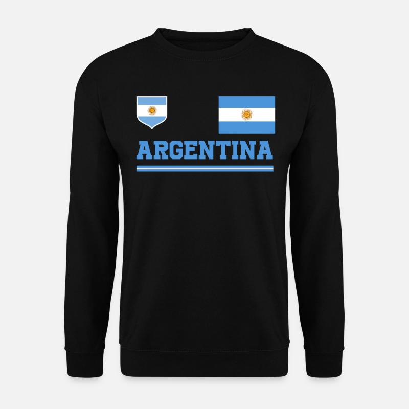 Argentine Cadeau Argentine Drapeau argentin - Sweat-shirt Unisexe - noir