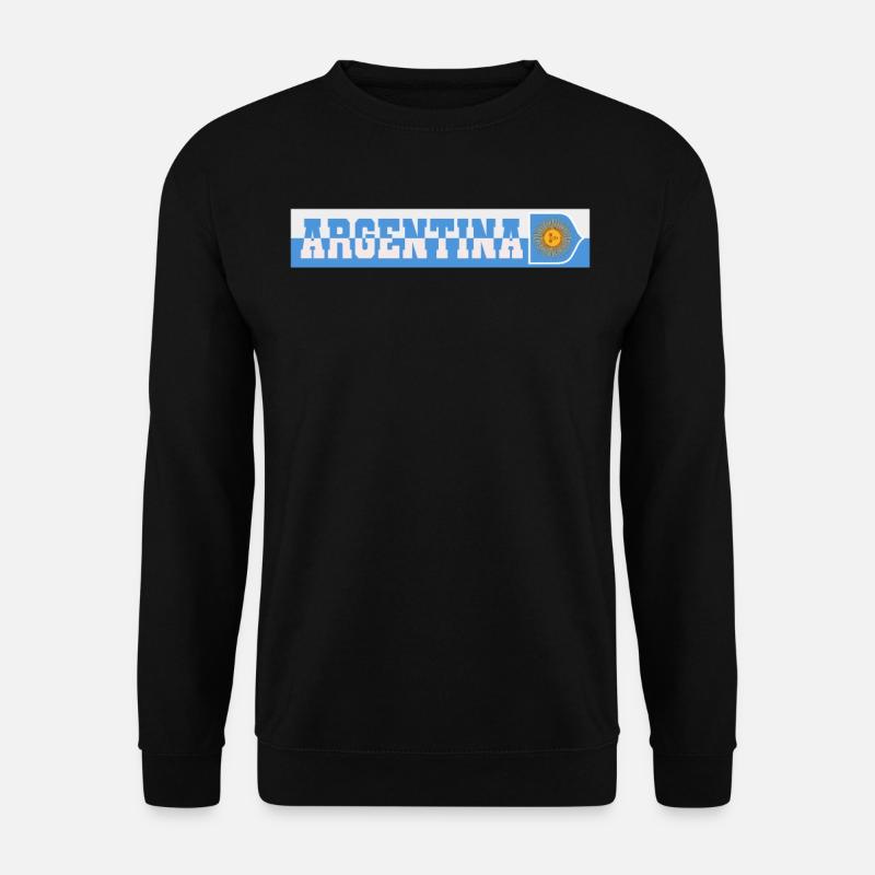 Argentine Cadeau Argentine Drapeau argentin - Sweat-shirt Unisexe - noir