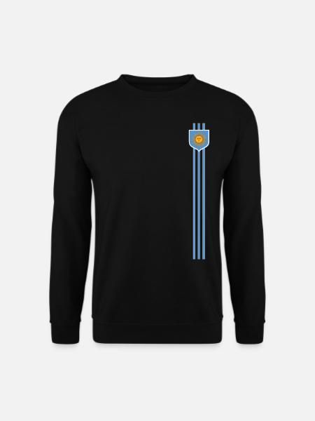 Argentinien Geschenk Argentina Argentine Flagge - Unisex Pullover - Schwarz