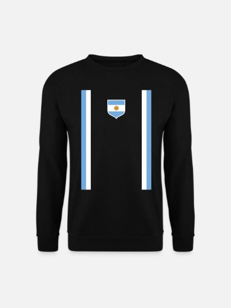 Argentine Cadeau Argentine Drapeau argentin - Sweat-shirt Unisexe - noir