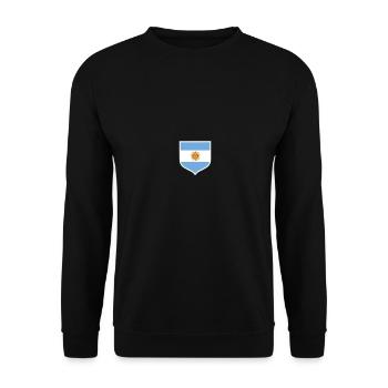 Argentine Cadeau Argentine Drapeau argentin - Sweat-shirt Unisexe - noir - Devant - Alina (178cm) & Michal (187cm)