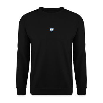 Argentinien Geschenk Argentina Argentine Flagge - Unisex Pullover - Schwarz - Vorne - Alina (178cm) & Michal (187cm)