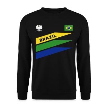 Brasilien Brazil shirt Brasilianer Rio de Janeirao - Unisex Pullover - Schwarz - Vorne - Alina (178cm) & Michal (187cm)