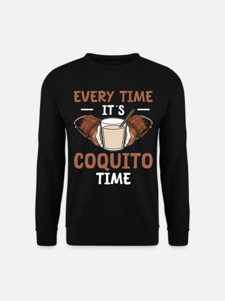 Every Time is Coquito Time - Unisex Sweatshirt - black