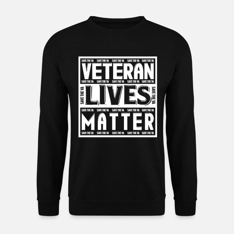 Veteran Lives Matter - Unisex Sweatshirt - black