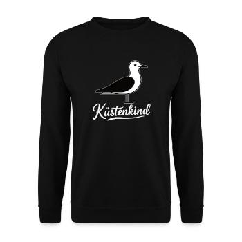 Coastal Child 2 - Unisex Sweatshirt - black - Front - Alina (178cm) & Michal (187cm)