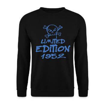 Limited Edition 1952 Geburtstag 1952 Geboren - Unisex Pullover - Schwarz - Vorne - Alina (178cm) & Michal (187cm)
