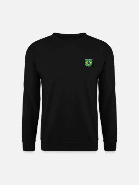 Brasilien Brazil shirt Brasilianer Rio de Janeirao - Unisex Pullover - Schwarz
