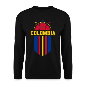 Colombia Colombia Medellin Holidays Bogota Cali - Unisex Sweatshirt - black - Front - Alina (178cm) & Michal (187cm)