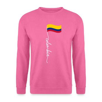 Kolumbien Colombia Medellin Urlaub Bogota Cali - Unisex Pullover - Pink - Vorne