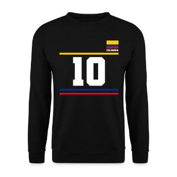 Colombia Colombia Medellin Holidays Bogota Cali - Unisex Sweatshirt - black - Front - Alina (178cm) & Michal (187cm)