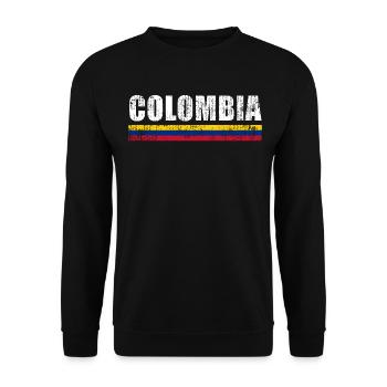 Colombie Colombie Medellín Vacances Bogota Cali - Sweat-shirt Unisexe - noir - Devant - Alina (178cm) & Michal (187cm)