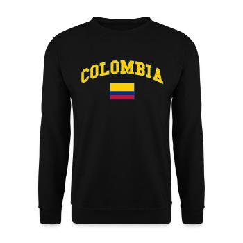 Colombia Colombia Medellin Holidays Bogota Cali - Unisex Sweatshirt - black - Front - Alina (178cm) & Michal (187cm)